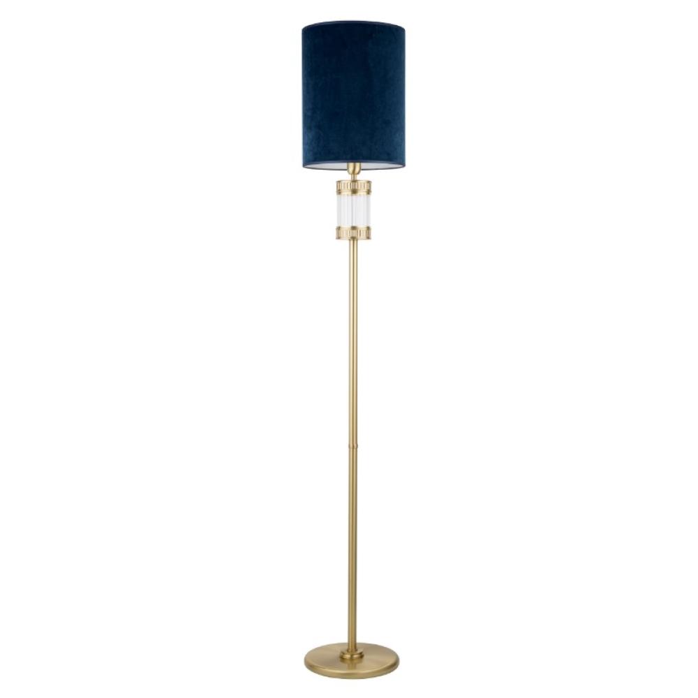 matt zlaty medeny luxusny textilny tienidlo stojaca lampa art deco glamour klasicky elegantny lampa obyvacia miestnost spalna osvetlenie.jpg